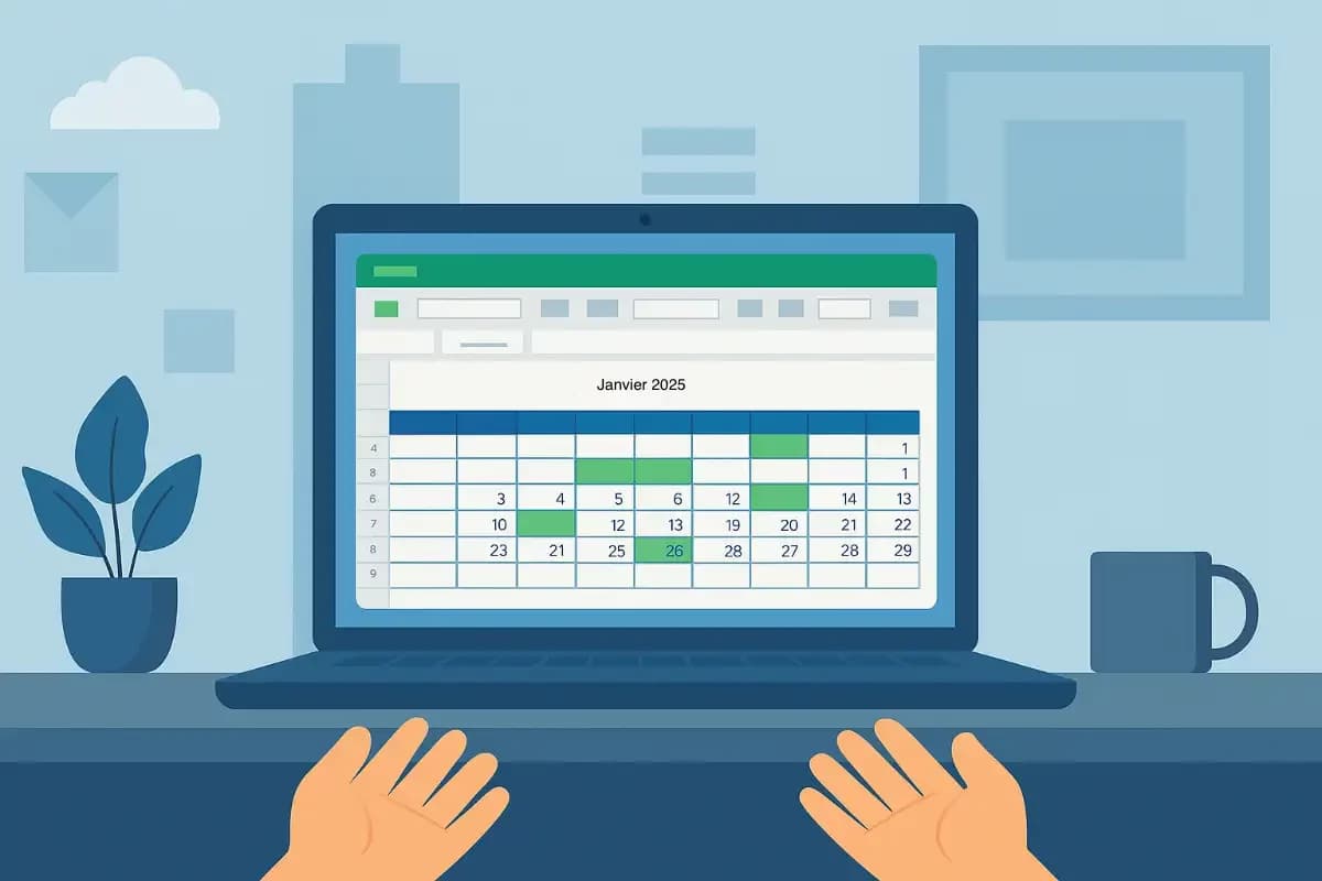 Modèles de planning congés Excel 2026 pour une organisation optimale
